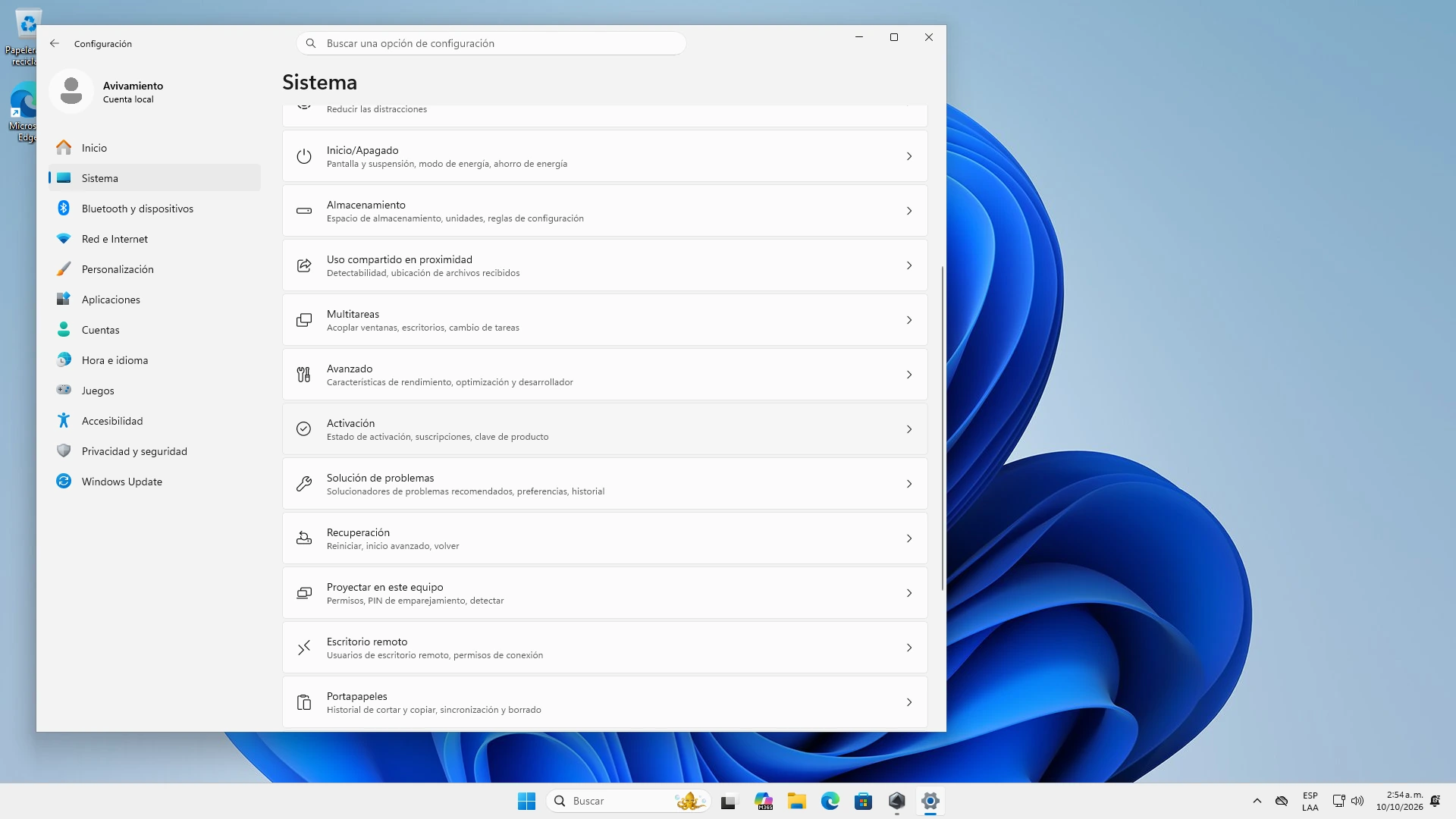 Guía para activar Windows 10 y 11 en el menú de Configuración